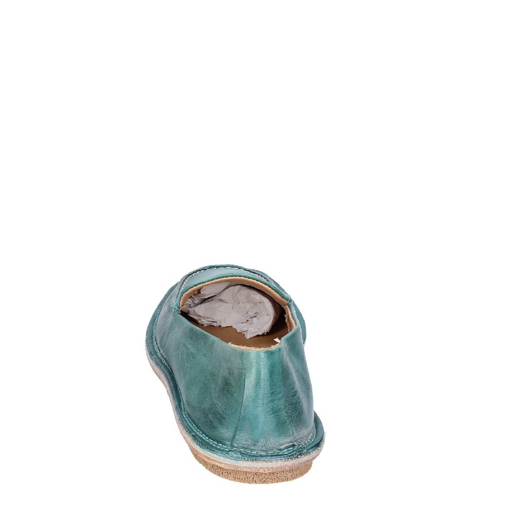 scarpe donna MOMA mocassini verde pelle 1ES473 EY625 Promozione