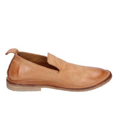 scarpe donna MOMA mocassini marrone pelle 1FS313-AF VINTAGE BD675 Pezzi Unici