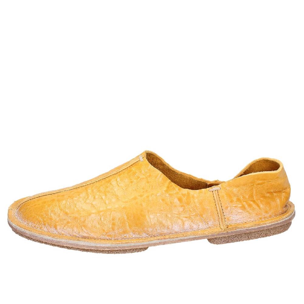 scarpe donna MOMA mocassini giallo pelle 1FS438 EY637 Soddisfazione Garantita