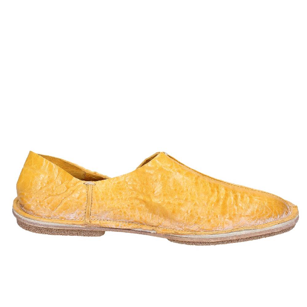 scarpe donna MOMA mocassini giallo pelle 1FS438 EY637 Soddisfazione Garantita