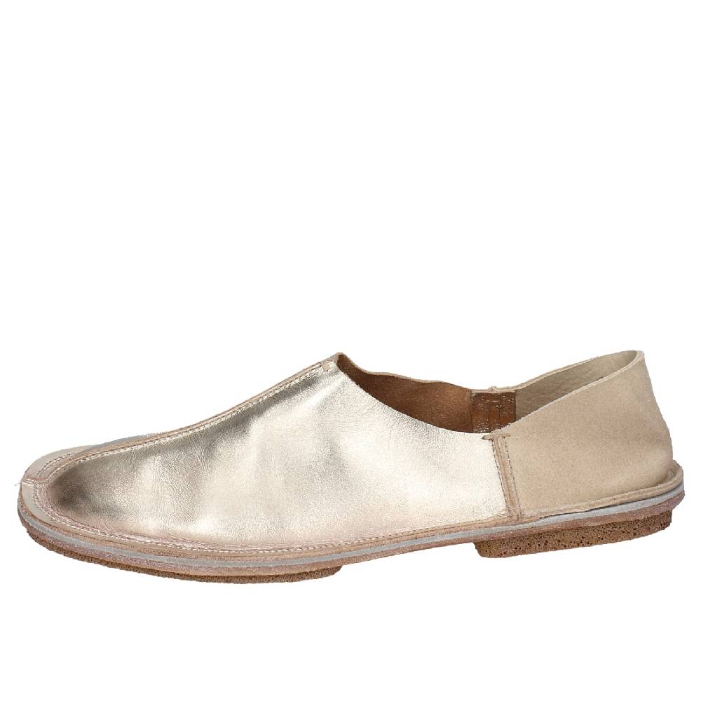 scarpe donna MOMA mocassini platino pelle 1FS438 EY636 Qualità Garantita