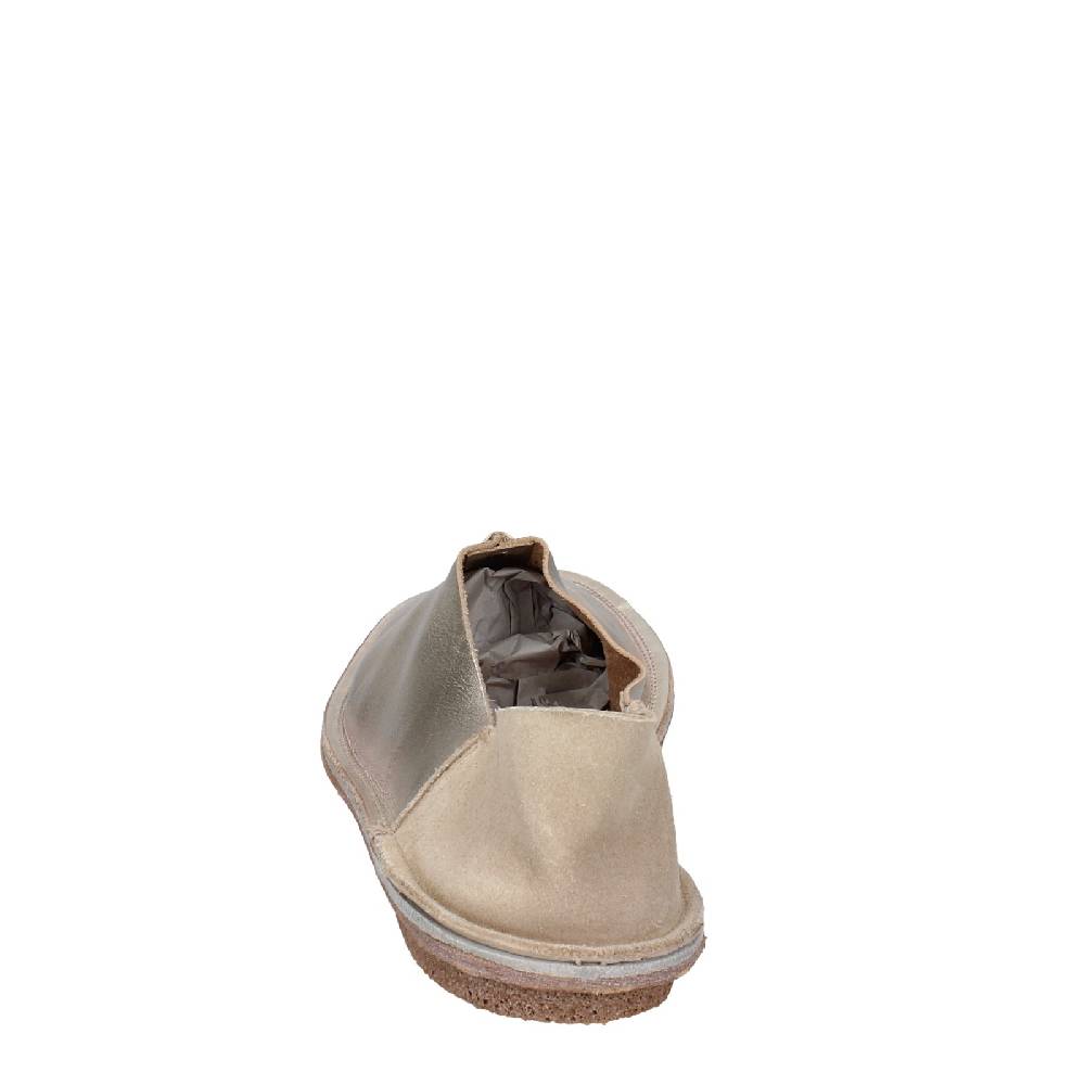 scarpe donna MOMA mocassini platino pelle 1FS438 EY636 Qualità Garantita