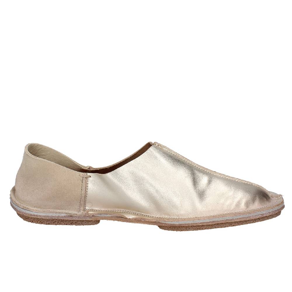 scarpe donna MOMA mocassini platino pelle 1FS438 EY636 Qualità Garantita
