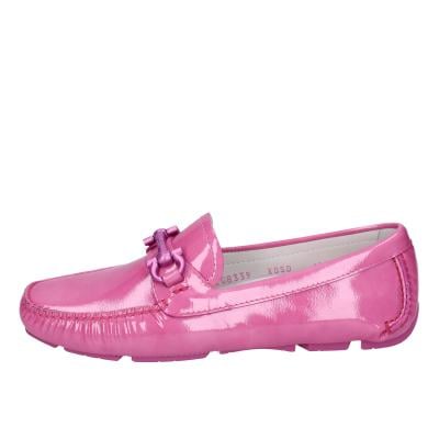 scarpe donna SALVATORE FERRAGAMO mocassini rosa vernice PARIGI BG23 Negozi Online