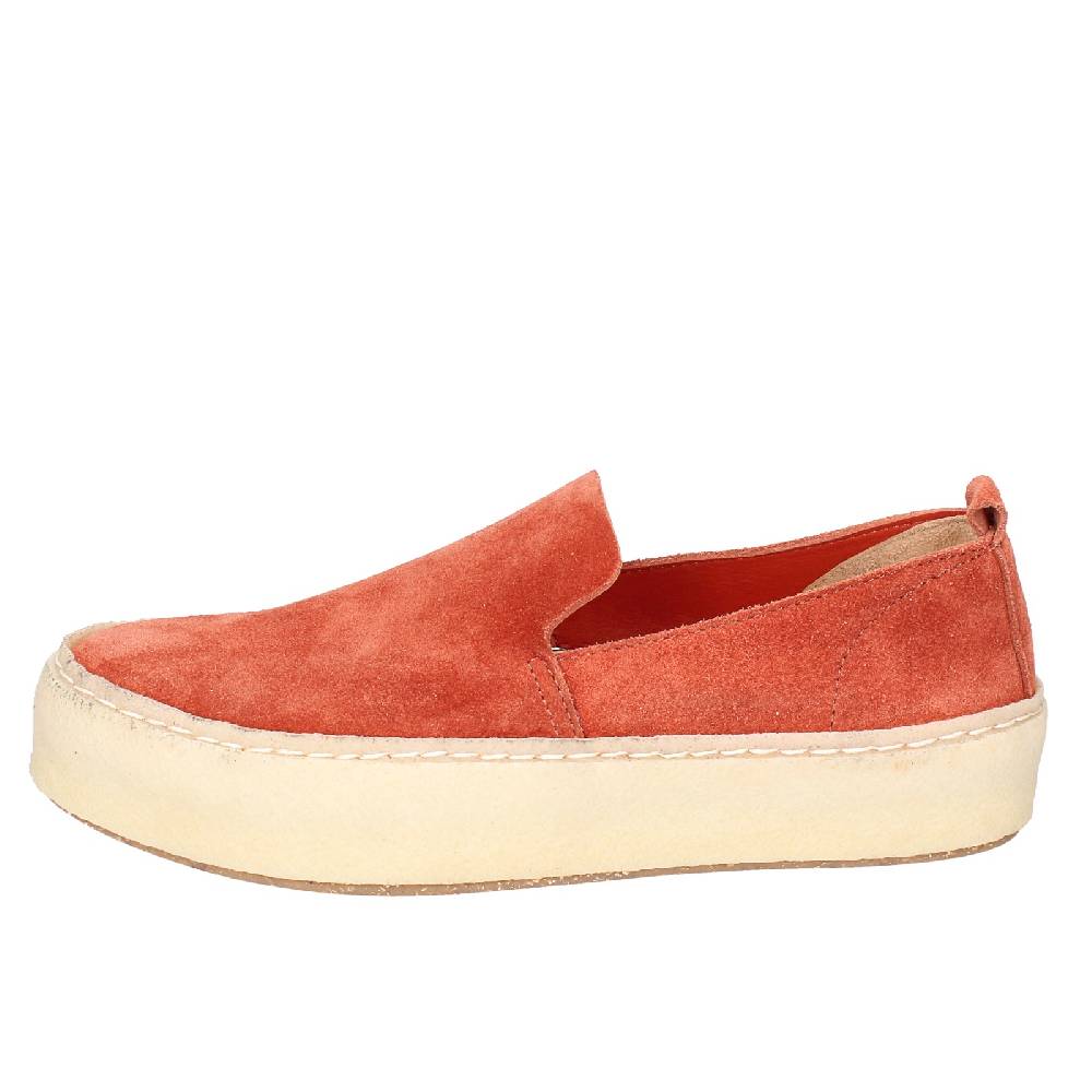 scarpe donna ASTORFLEX mocassini rosso camoscio EY838 Qualità Garantita