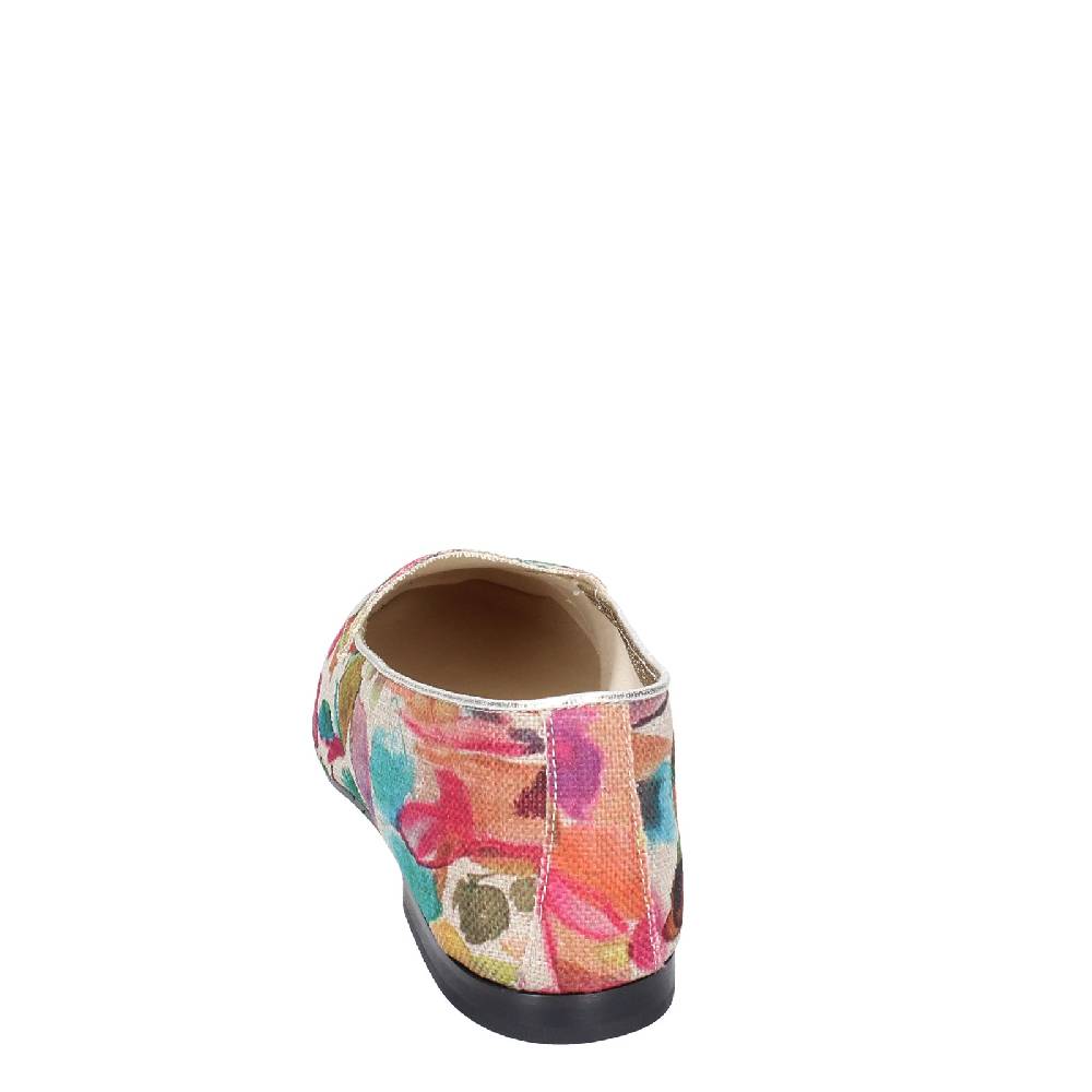 scarpe donna ANNIEL mocassini multicolore tessuto EY674 Fino Al -60%