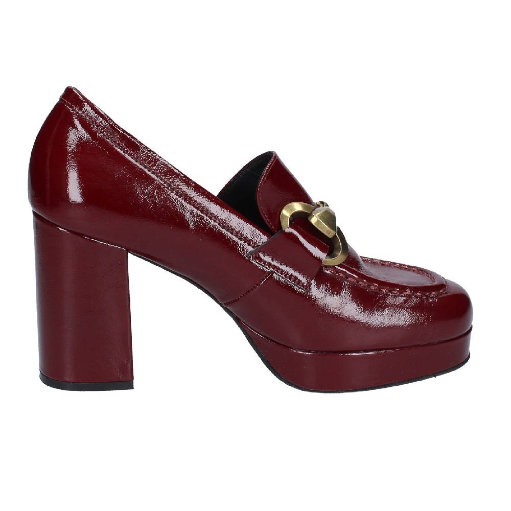 scarpe donna CARMENS mocassini bordeaux vernice EX181 Sottocosto