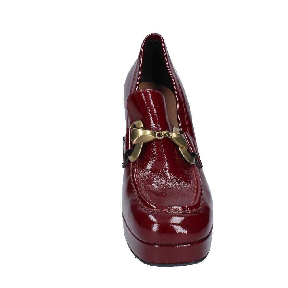 scarpe donna CARMENS mocassini bordeaux vernice EX181 Sottocosto