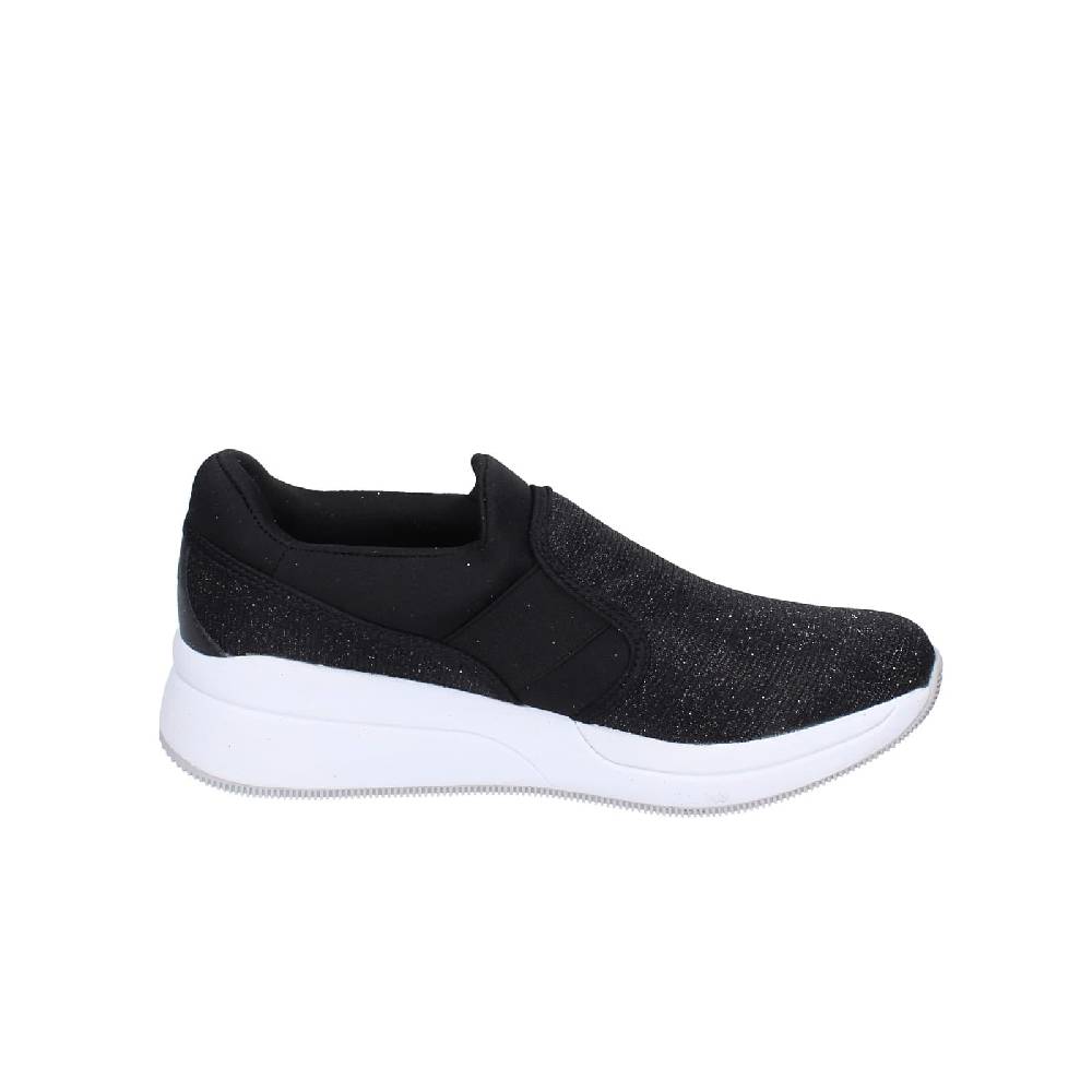scarpe donna LOTTO mocassini nero tessuto EY157 Convenienza