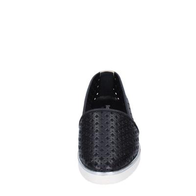 scarpe donna BALDININI mocassini nero pelle BF754 Presa