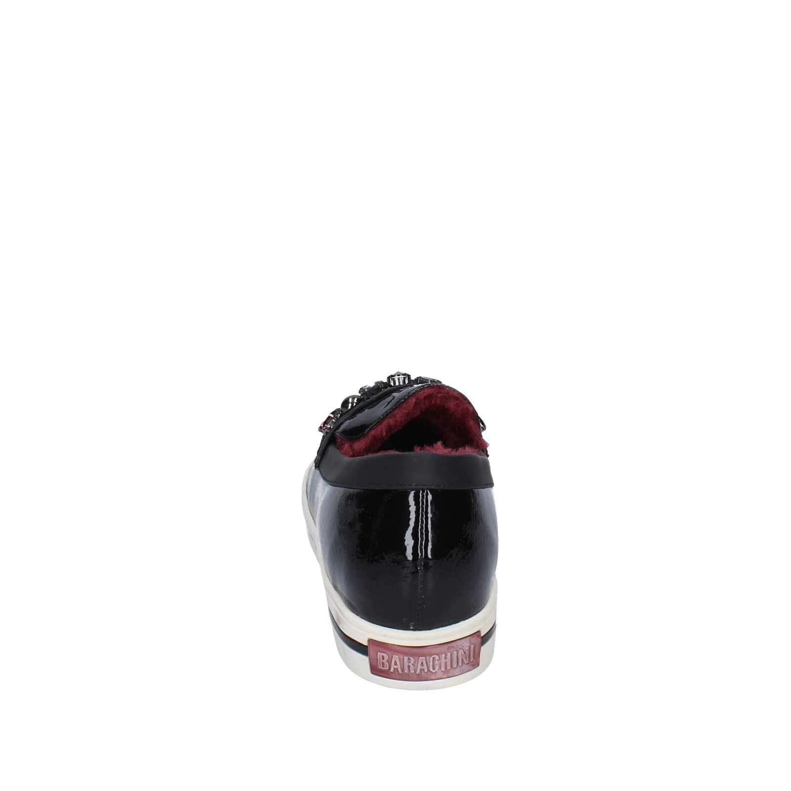 scarpe donna LUCIANO BARACHINI mocassini nero vernice EY169 Sottocosto