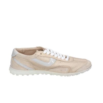 scarpe donna MOMA sneakers oro pelle beige camoscio PER00A-PERB BC855 Offerta