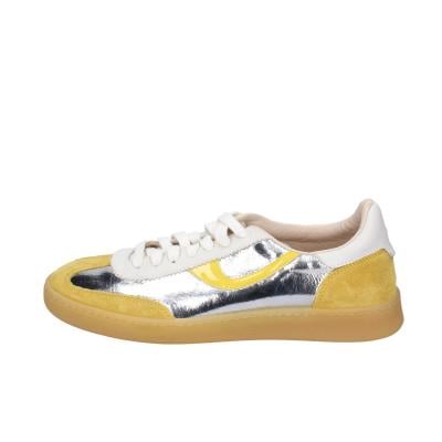 scarpe donna MOMA sneakers giallo camoscio argento 3AS420-CRV3 BC821 Economico