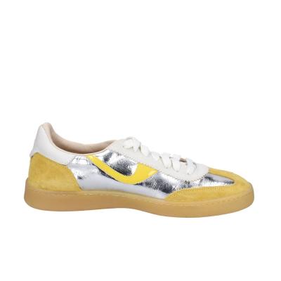 scarpe donna MOMA sneakers giallo camoscio argento 3AS420-CRV3 BC821 Economico