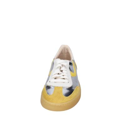 scarpe donna MOMA sneakers giallo camoscio argento 3AS420-CRV3 BC821 Economico