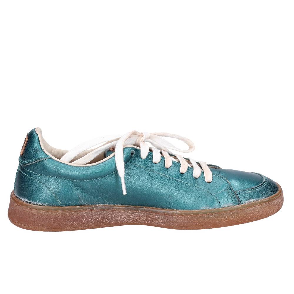 scarpe donna MOMA sneakers verde pelle 49401A VINTAGE EX456 Saldi