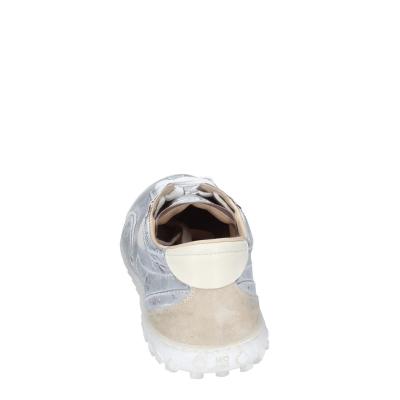 scarpe donna MOMA sneakers grigio pelle beige camoscio BC176 Vendita Economica