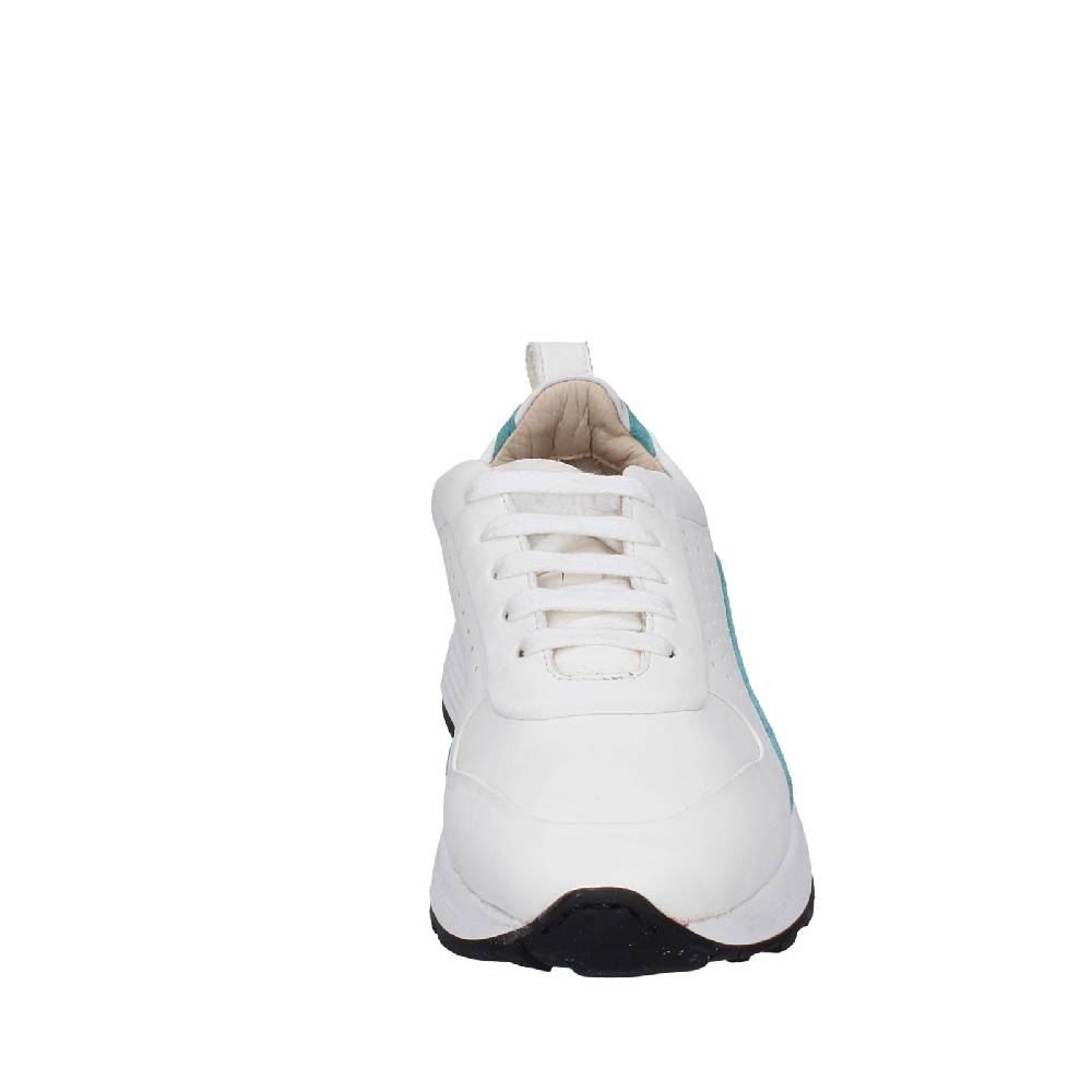 scarpe donna MOMA sneakers bianco pelle camoscio 3AS412 EY624 Saldi Di Fabbrica