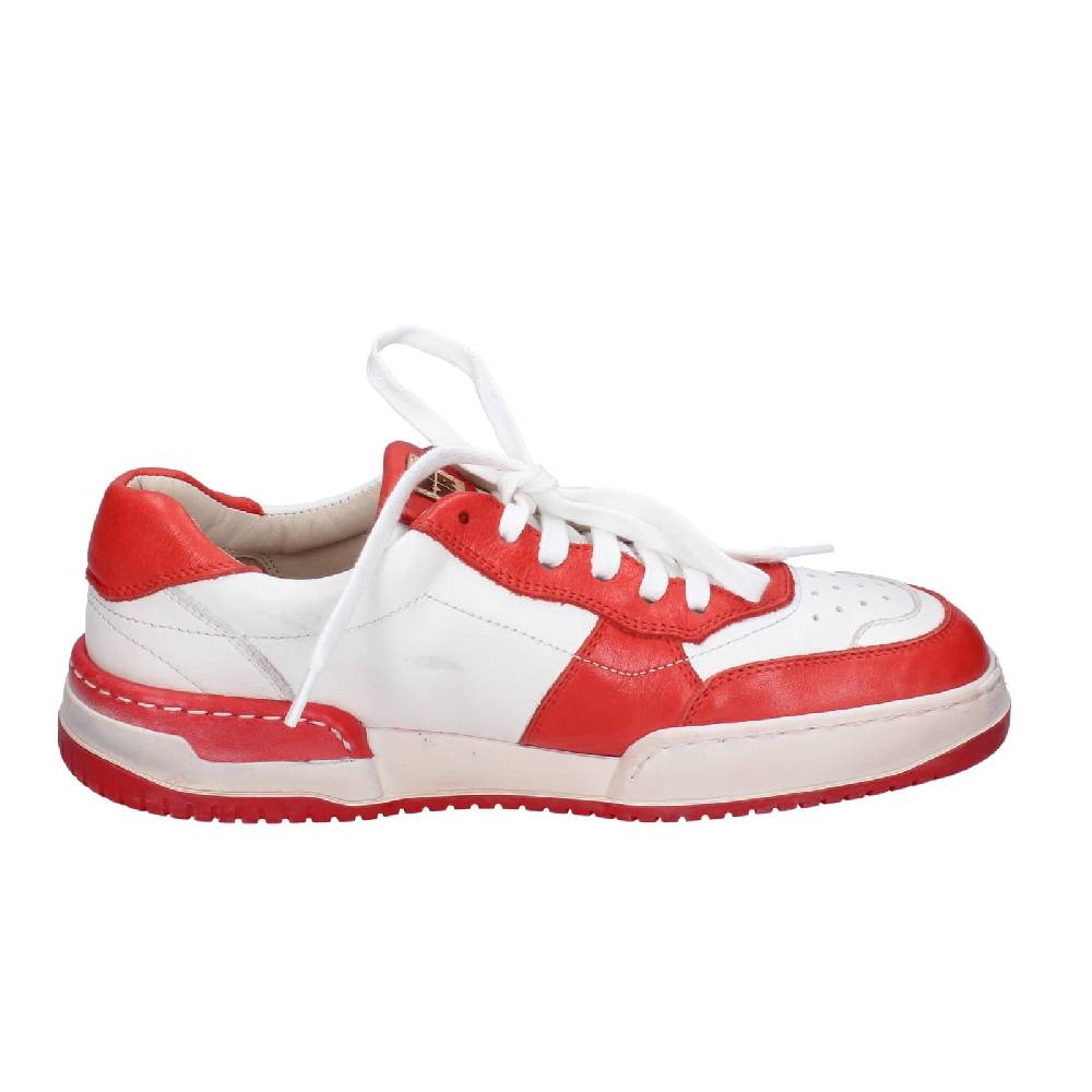 scarpe donna MOMA sneakers bianco pelle rosa EY593 Hotsell