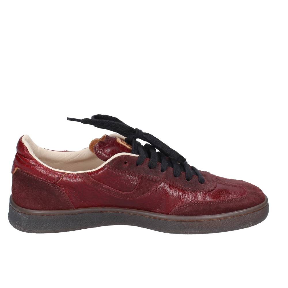 scarpe donna MOMA sneakers bordeaux pelle camoscio 89301A EY596 Vendite Flash