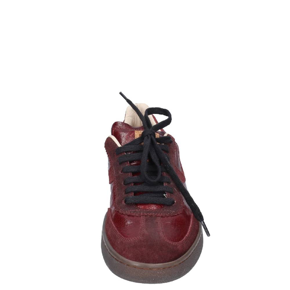 scarpe donna MOMA sneakers bordeaux pelle camoscio 89301A EY596 Vendite Flash