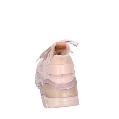 scarpe donna MOMA sneakers rosa pelle tessuto BK453 In Saldo