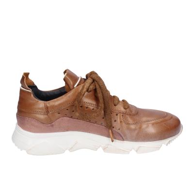 scarpe donna MOMA sneakers marrone pelle camoscio BK477 Nuova