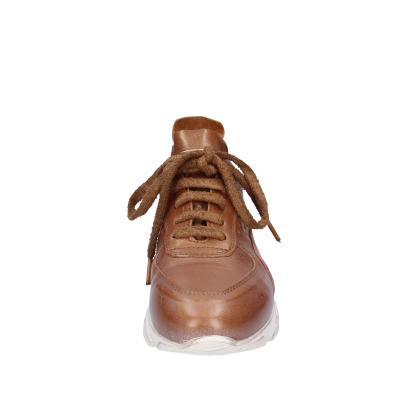 scarpe donna MOMA sneakers marrone pelle camoscio BK477 Nuova