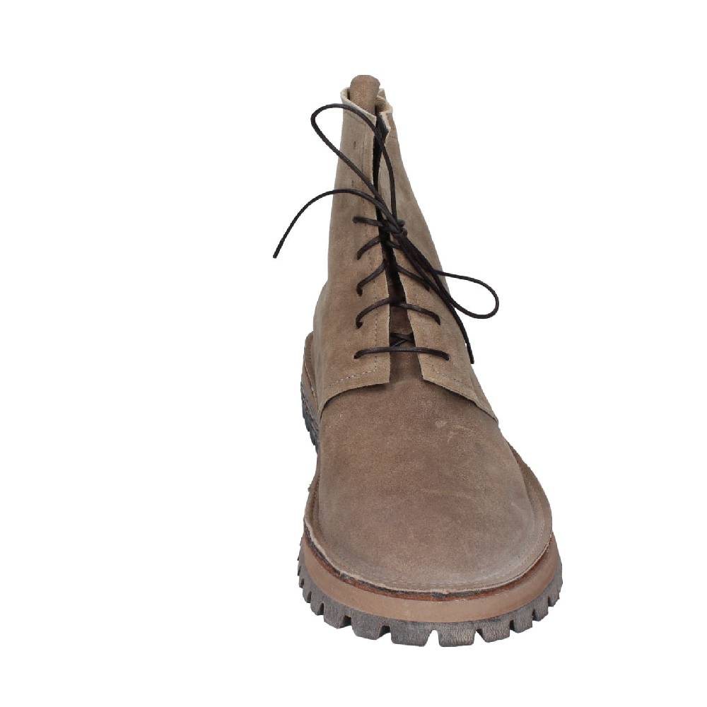 scarpe donna MOMA stivaletti beige camoscio 73302C EY539 2025