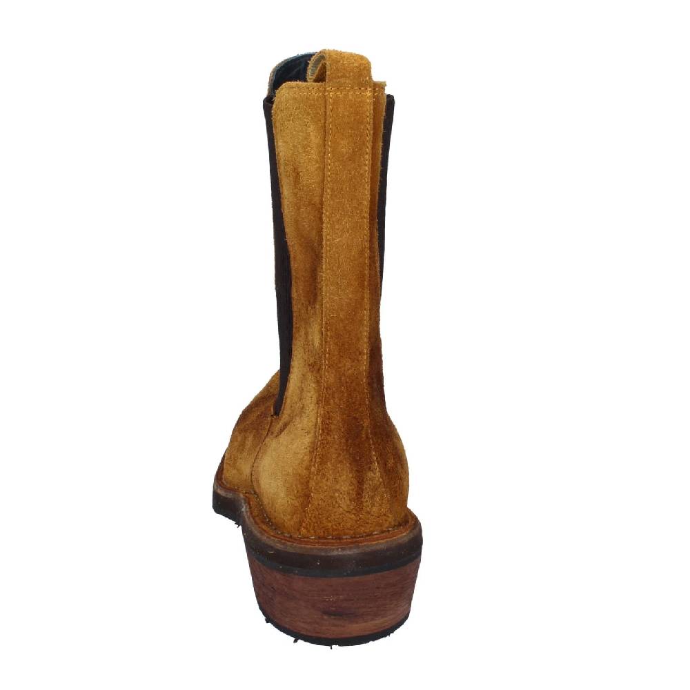 scarpe donna MOMA stivaletti marrone camoscio 75301C EY565 Qualità