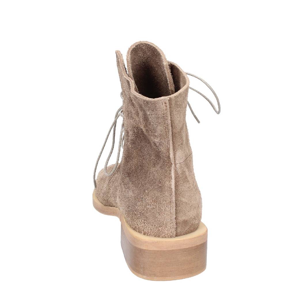 scarpe donna MOMA stivaletti marrone camoscio oro 35402I VINTAGE EX443 Promozione