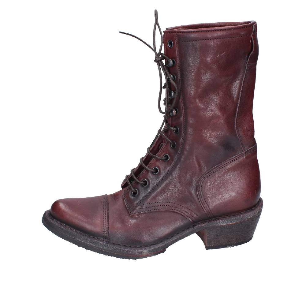 scarpe donna MOMA stivaletti bordeaux pelle 77301C EY564 Pezzi Unici