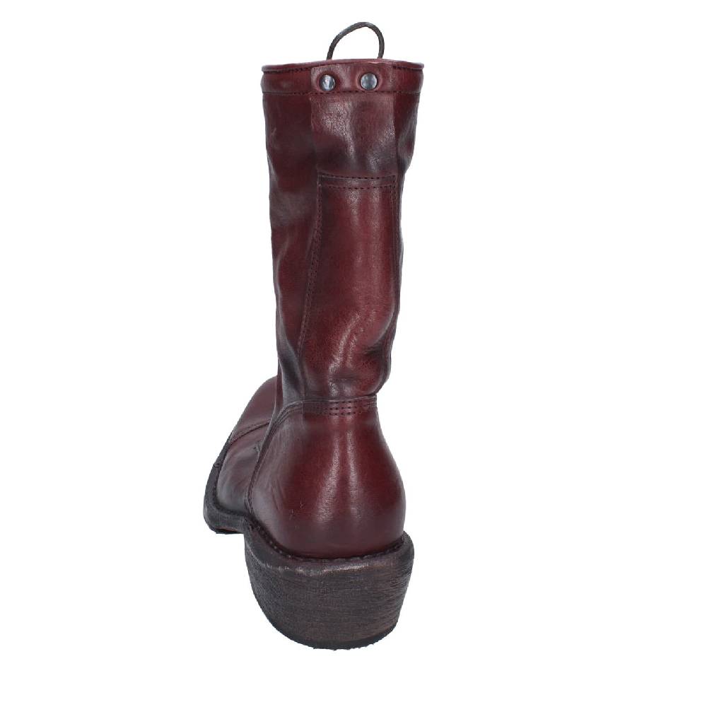 scarpe donna MOMA stivaletti bordeaux pelle 77301C EY564 Pezzi Unici