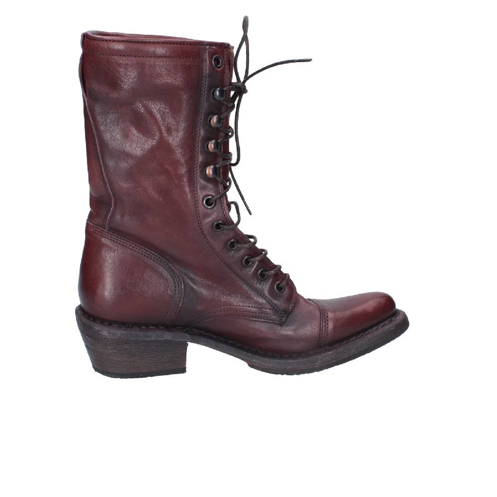 scarpe donna MOMA stivaletti bordeaux pelle 77301C EY564 Pezzi Unici