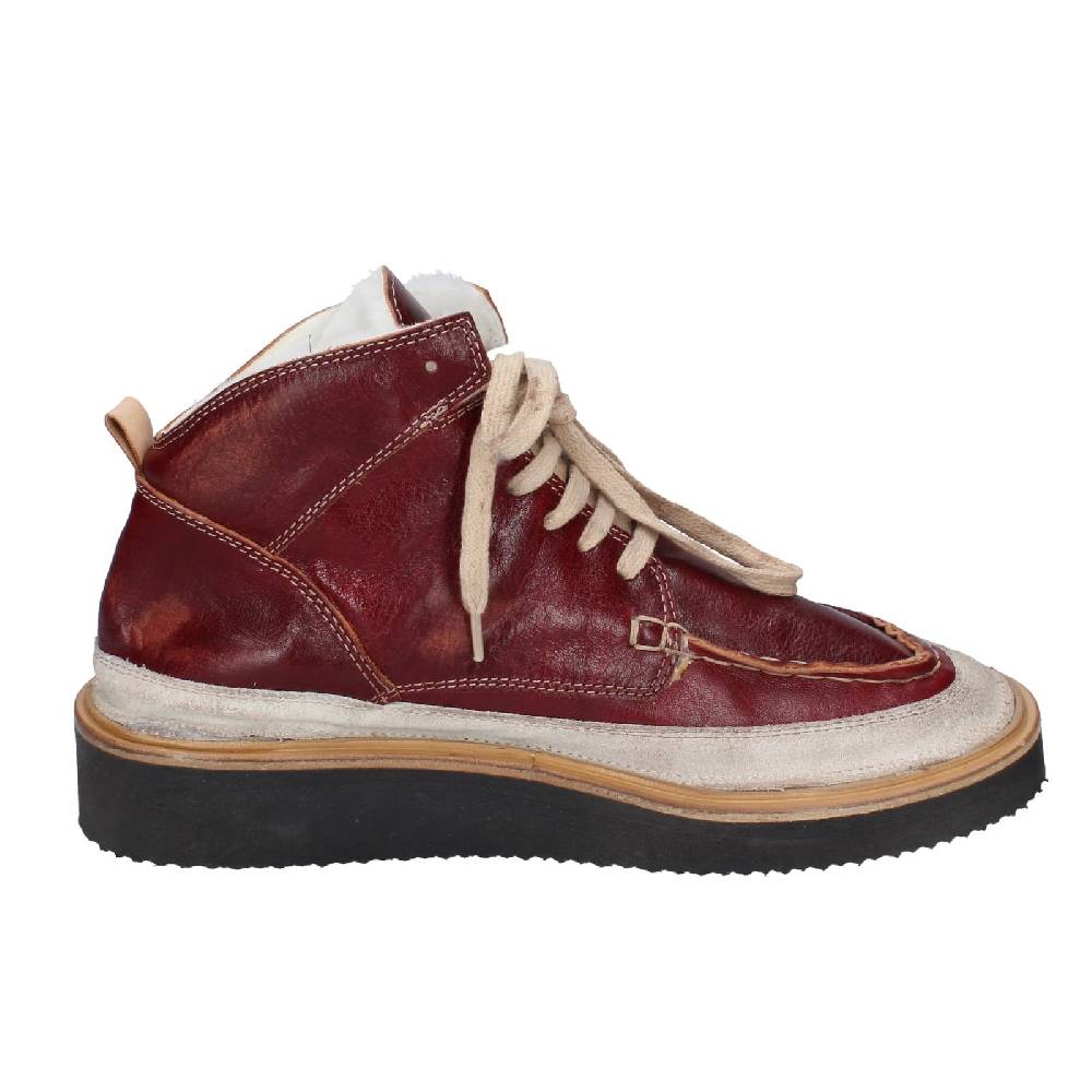 scarpe donna MOMA stivaletti bordeaux pelle camoscio EY579 Acquista Ora