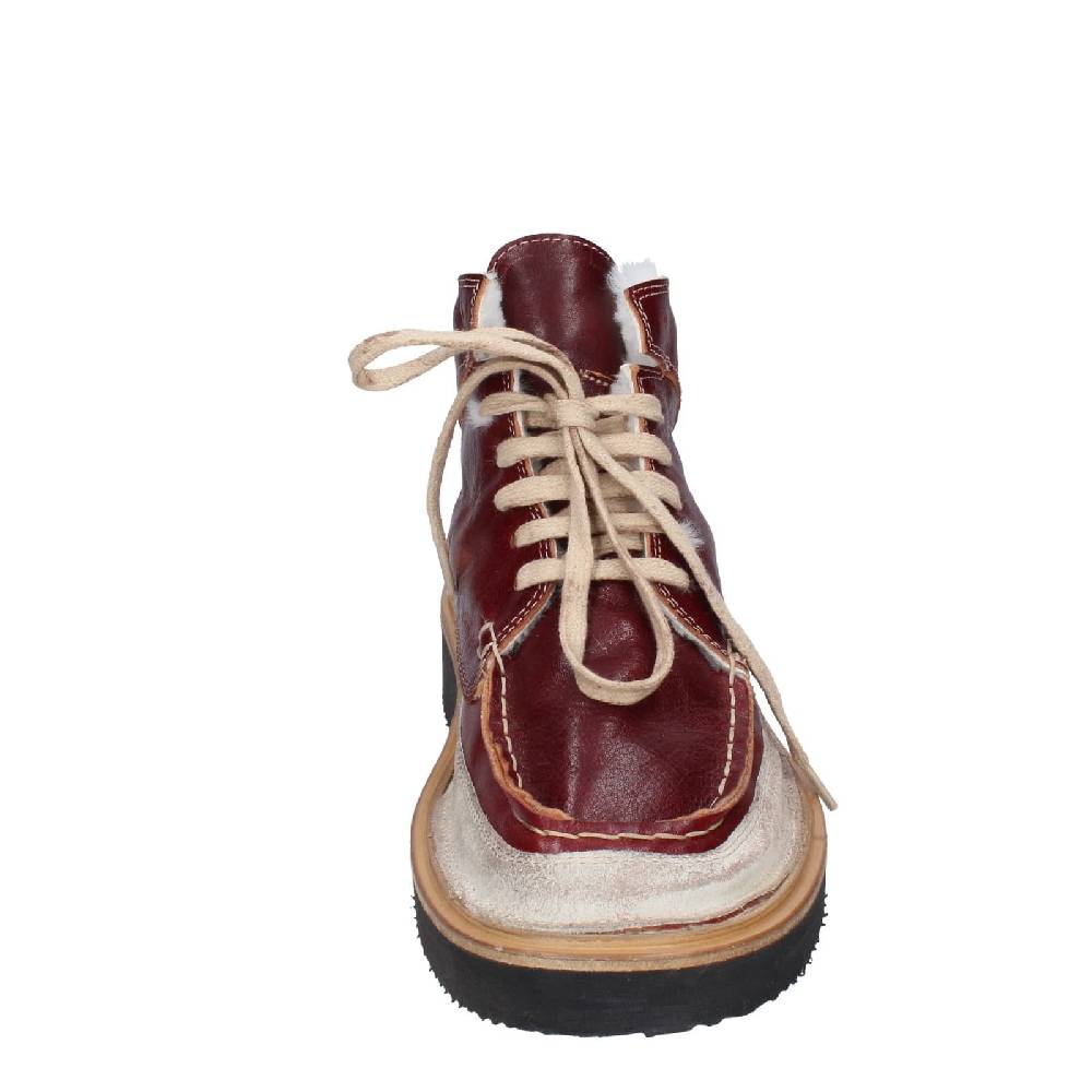 scarpe donna MOMA stivaletti bordeaux pelle camoscio EY579 Acquista Ora