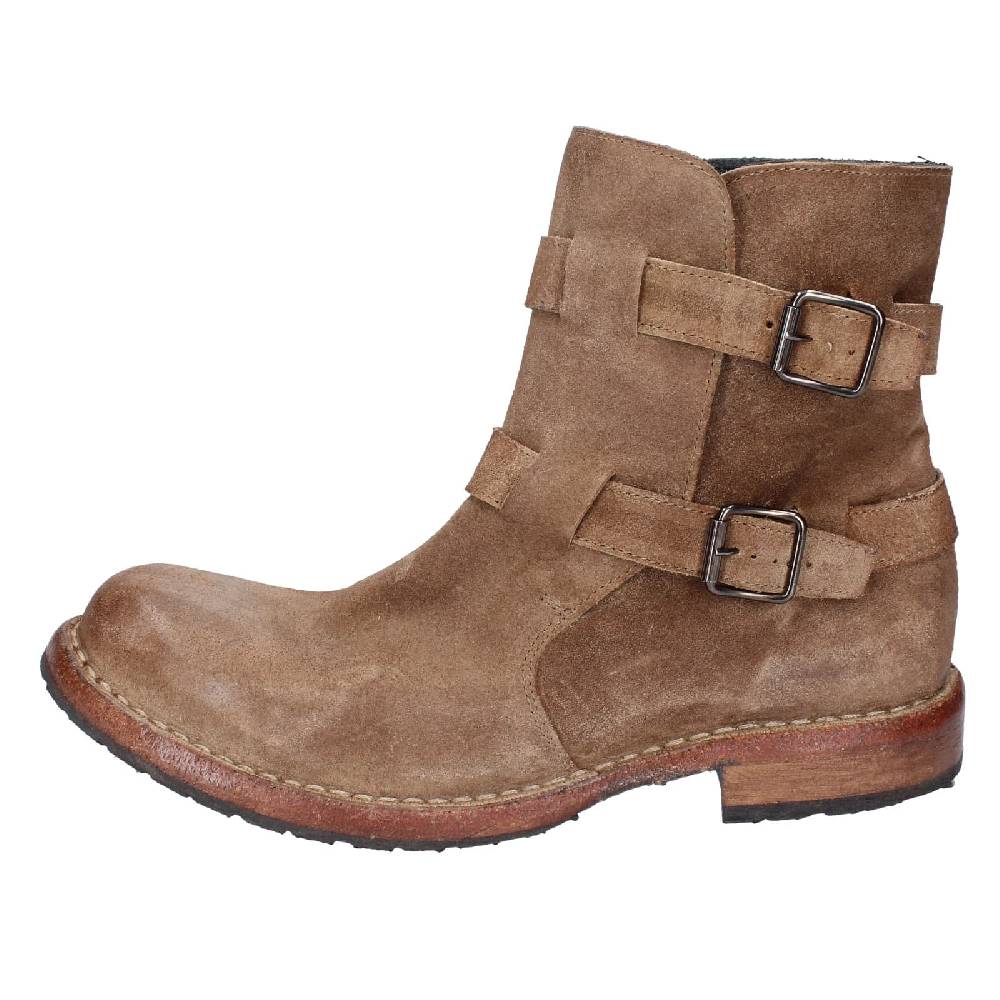 scarpe donna MOMA stivaletti marrone camoscio 71303C EY570 Promozione Limitata