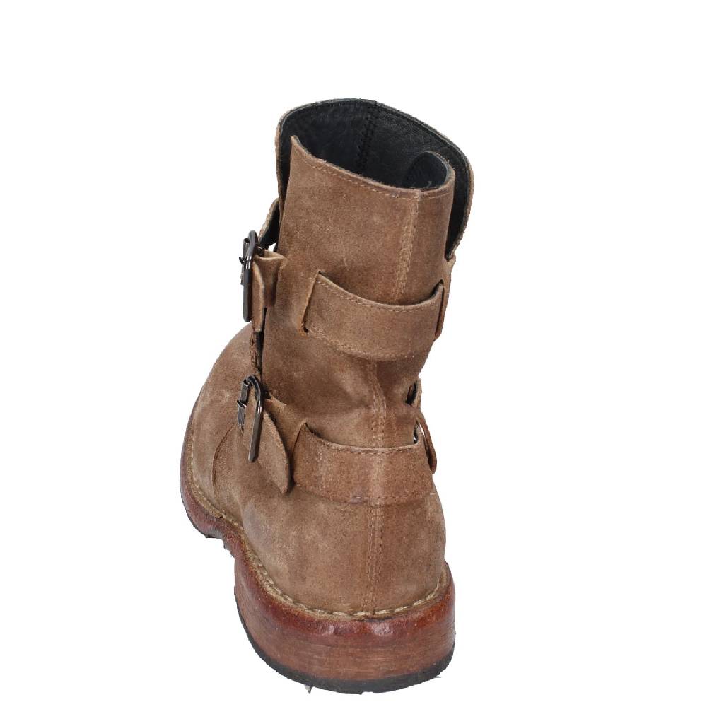 scarpe donna MOMA stivaletti marrone camoscio 71303C EY570 Promozione Limitata