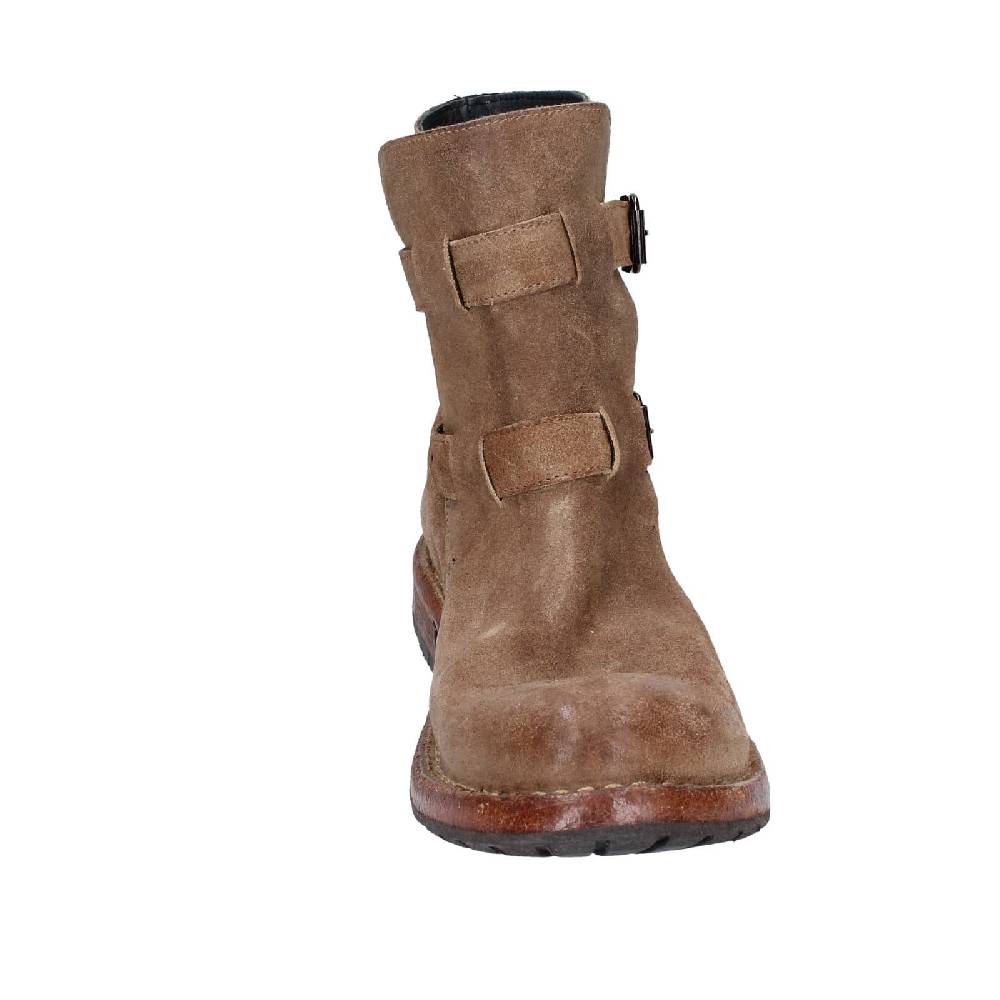 scarpe donna MOMA stivaletti marrone camoscio 71303C EY570 Promozione Limitata
