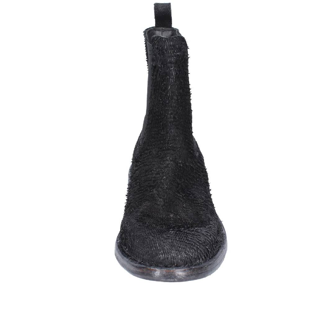 scarpe donna MOMA stivaletti nero pelle pitonata 1CW350 EY571 Fino Al -60%