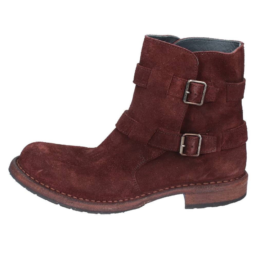 scarpe donna MOMA stivaletti marrone camoscio 71303C EY572 Shopping Online