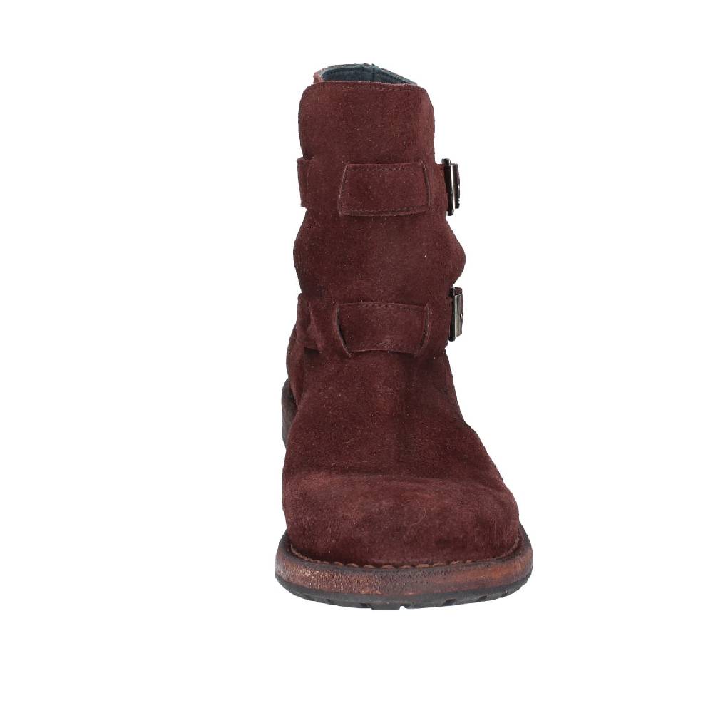 scarpe donna MOMA stivaletti marrone camoscio 71303C EY572 Shopping Online