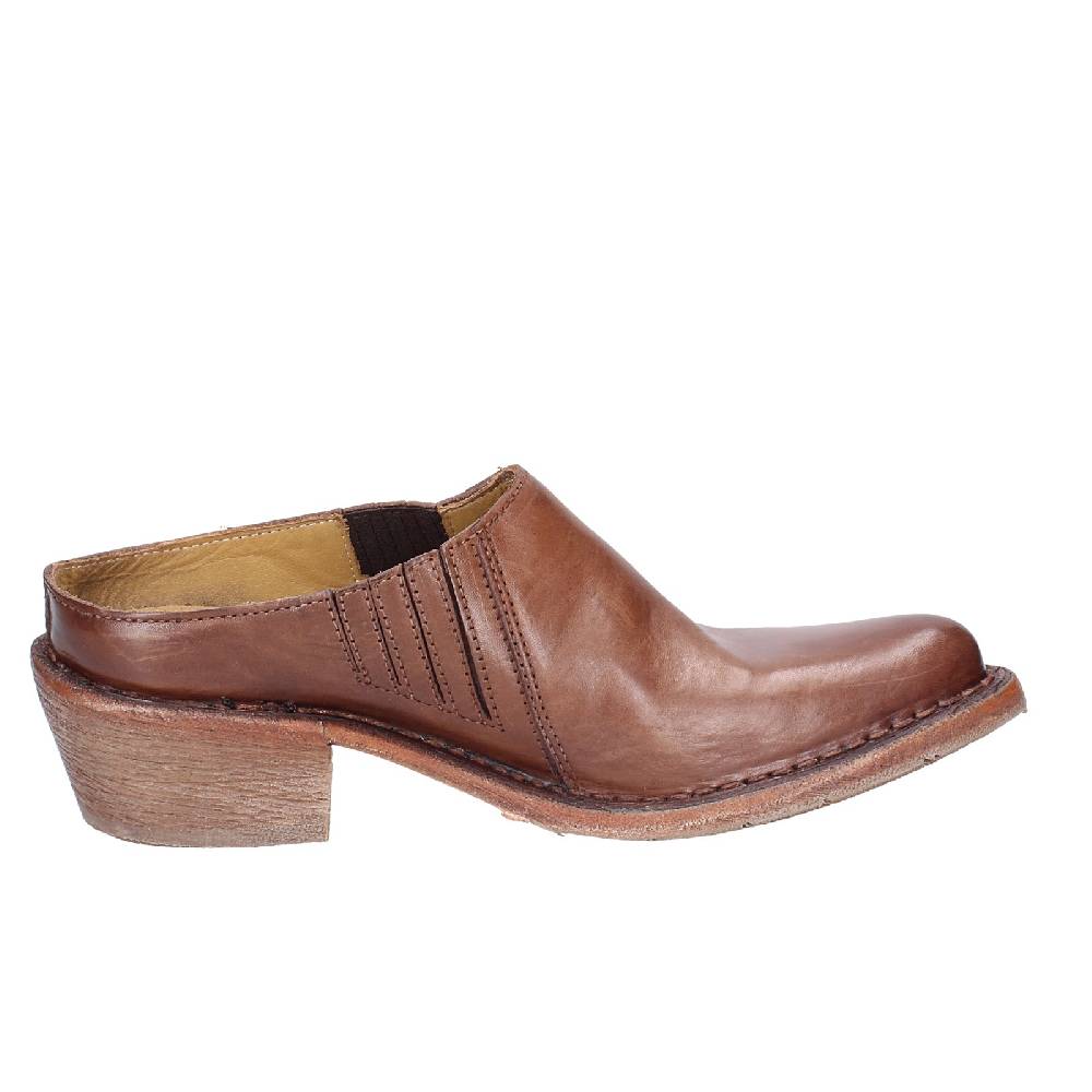 scarpe donna MOMA sandali marrone pelle VINTAGE SABOT EX457 Convenienza