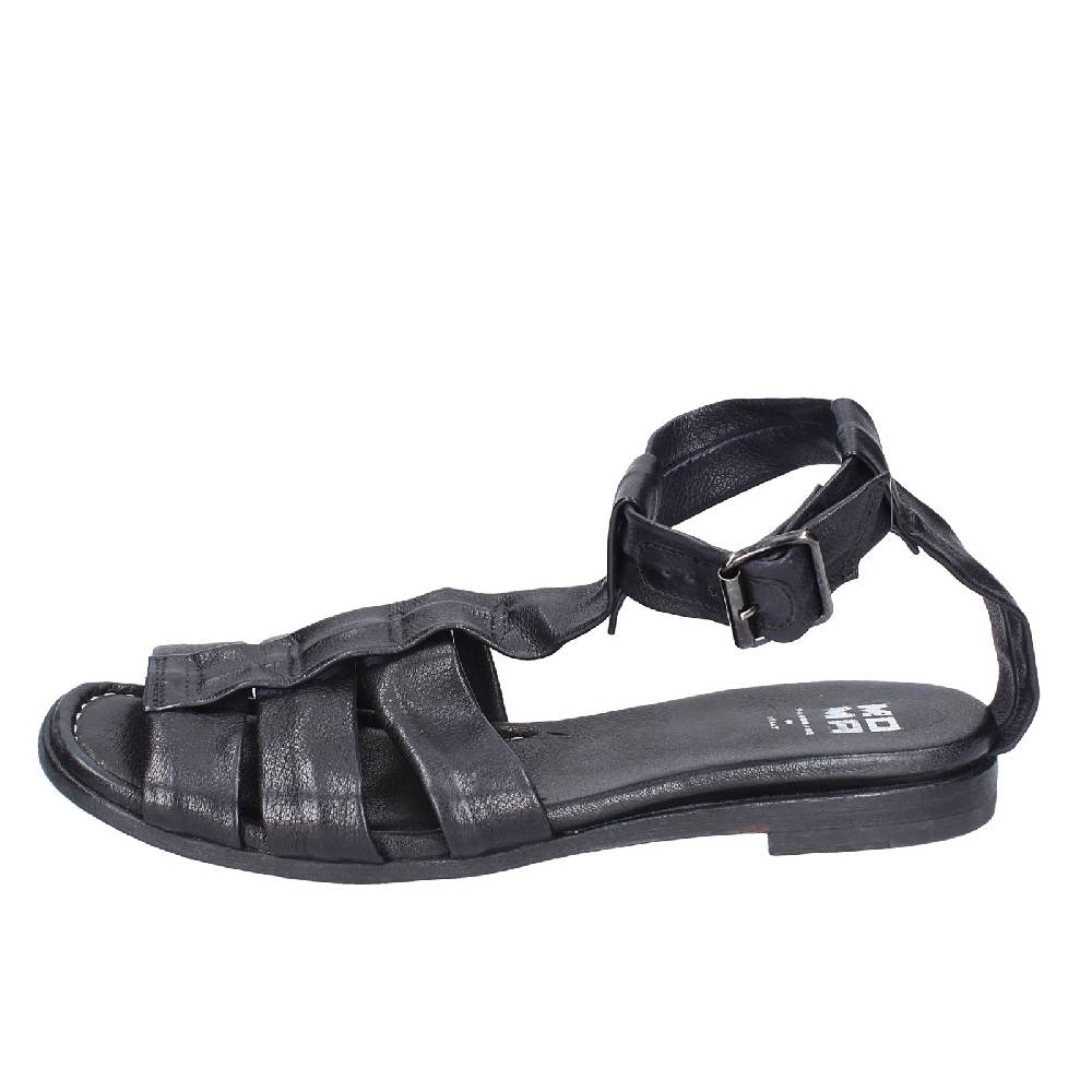 scarpe donna MOMA sandali nero pelle 32404G VINTAGE EX404 Presa