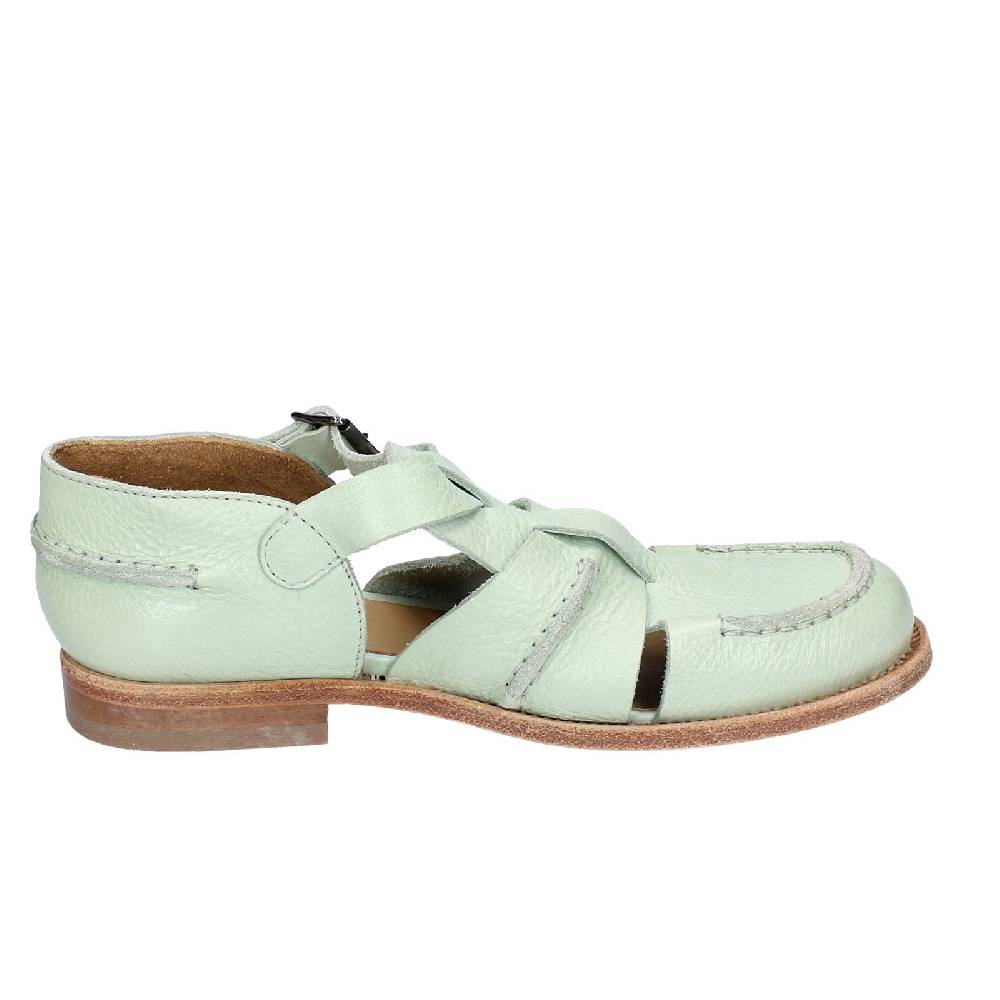 scarpe donna MOMA sandali verde pelle 40407G VINTAGE EX458 Sconto