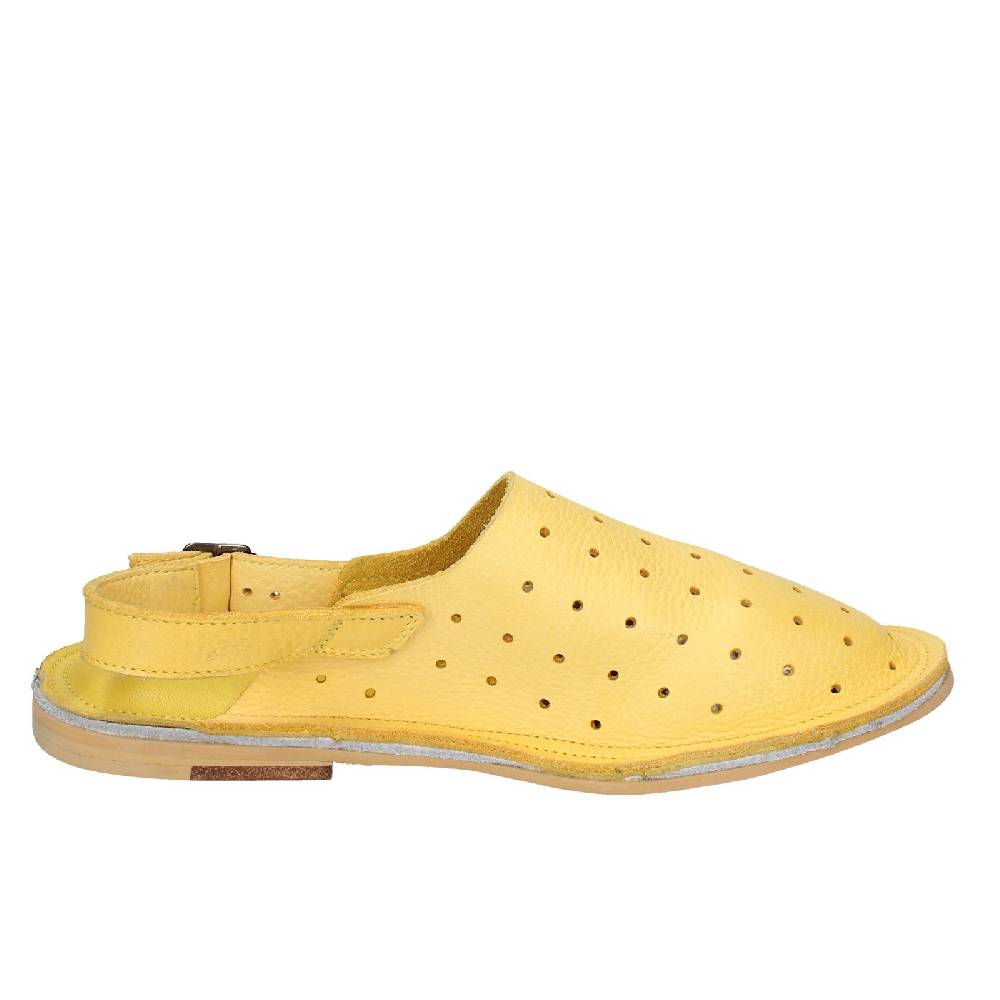scarpe donna MOMA sandali giallo pelle 36404G VINTAGE EX438 Offerta