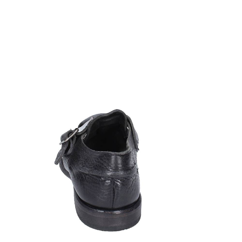 scarpe donna MOMA sandali nero pelle argento 40401G VINTAGE EX410 Economico