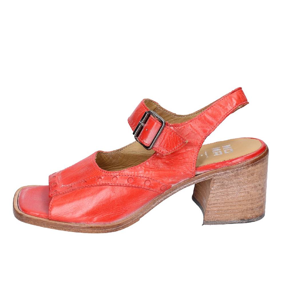 scarpe donna MOMA sandali rosso pelle 46404G VINTAGE EX450 Outlet