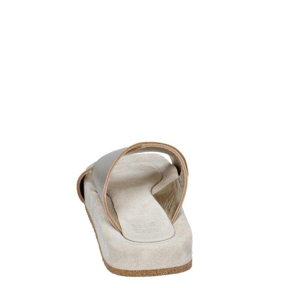 scarpe donna MOMA sandali platino pelle 1GS473 EY627 Hotsell
