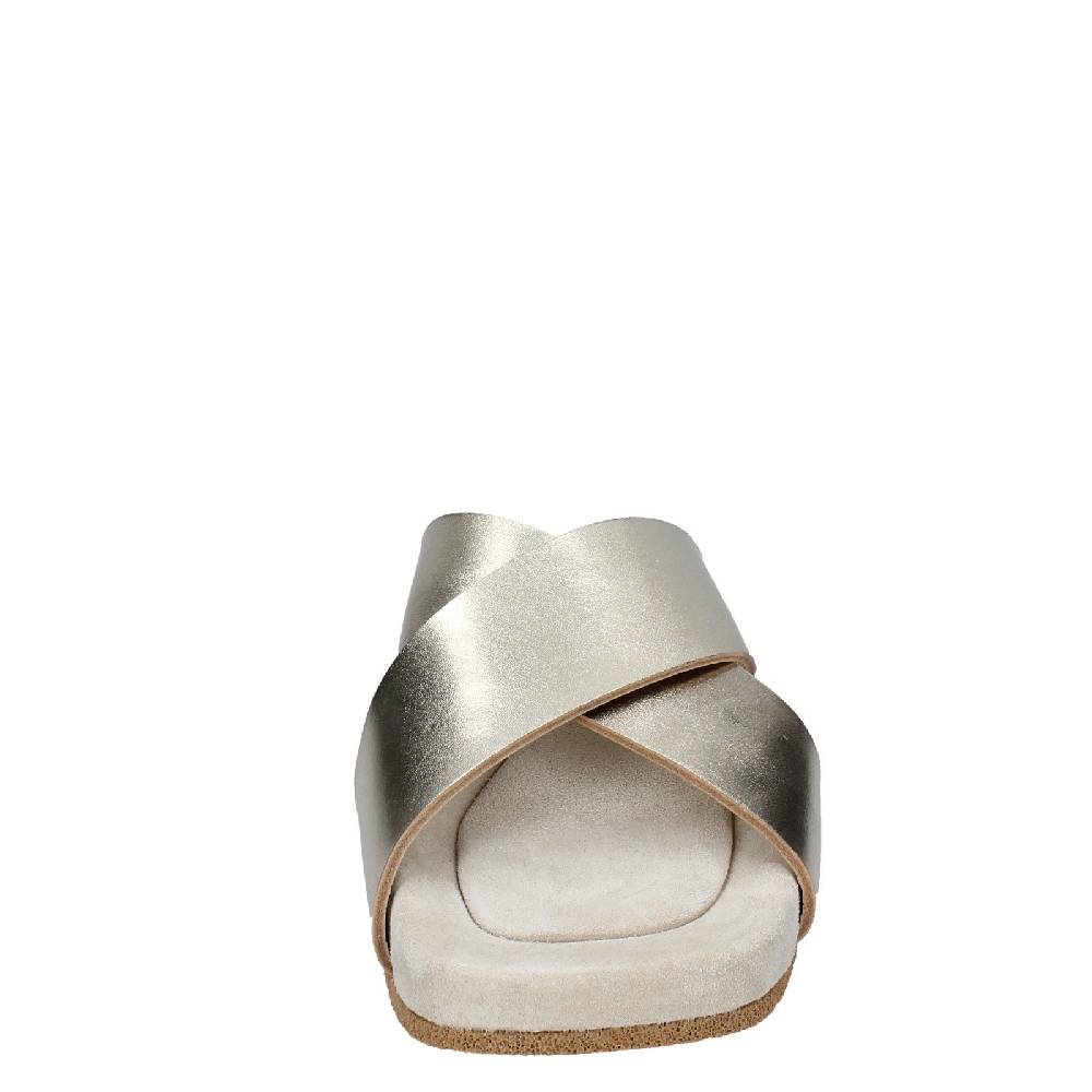 scarpe donna MOMA sandali platino pelle 1GS473 EY627 Hotsell
